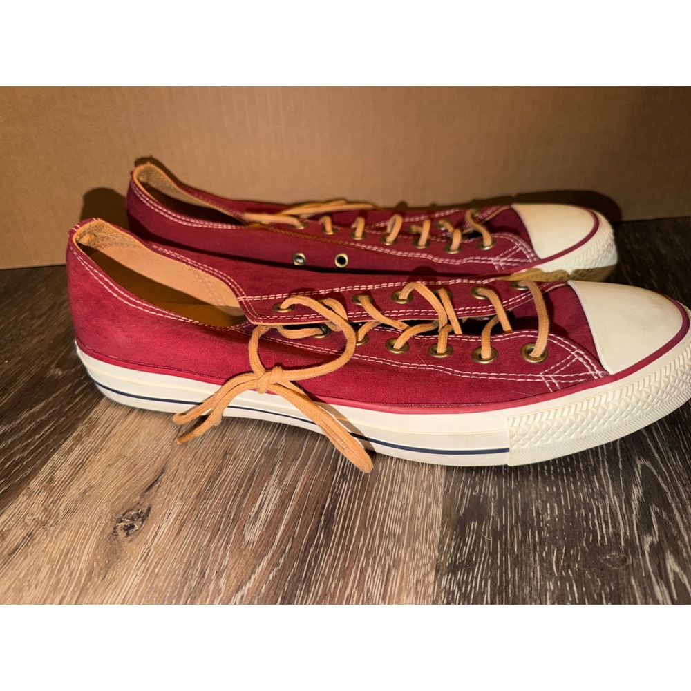Converse Chuck Taylor All Star Low Top Burgundy Canvas‎ Mens 11 y2k